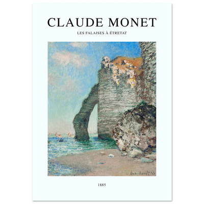 Monet's The Cliffs at Étretat Print