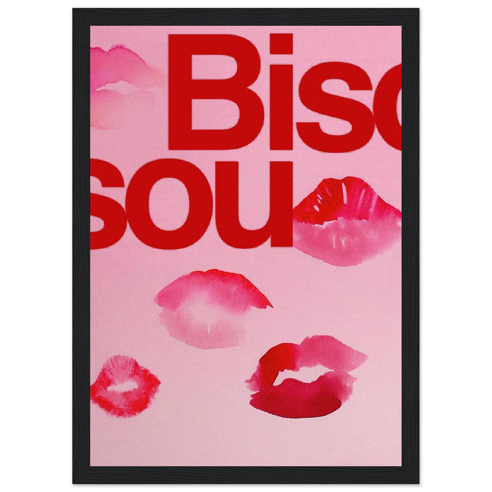 Bisou Lipstick Print