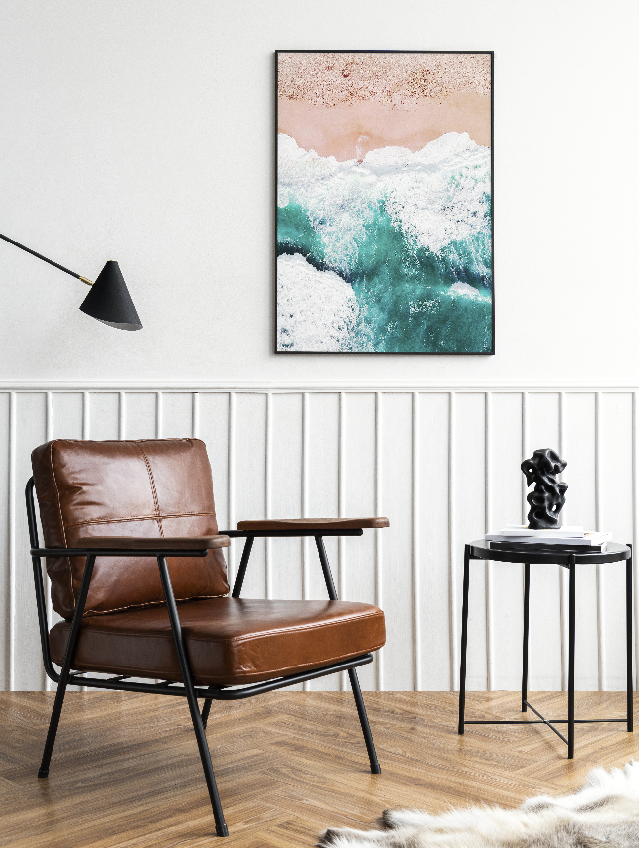 Beach From Above Print