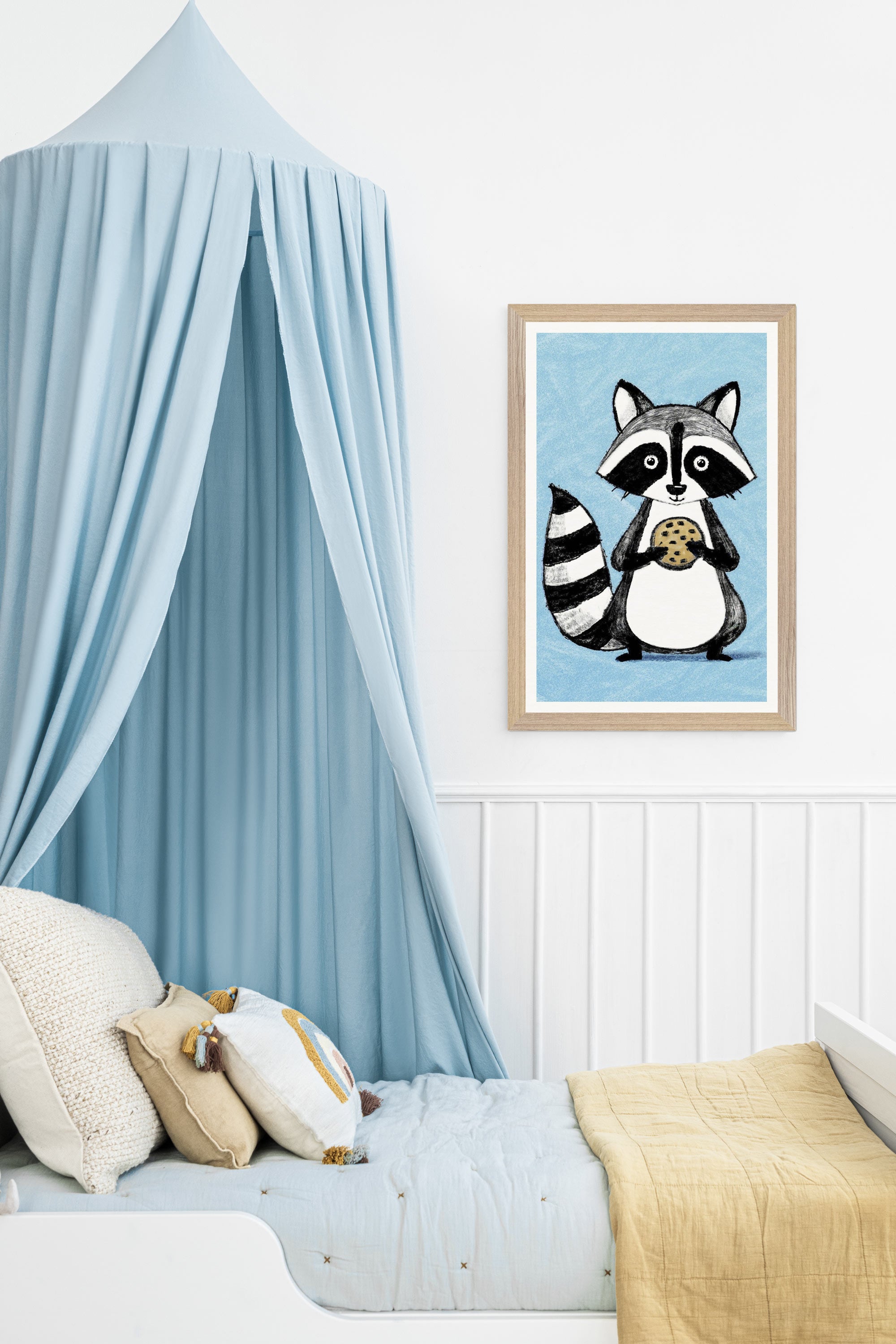 Cute Raccoon Print