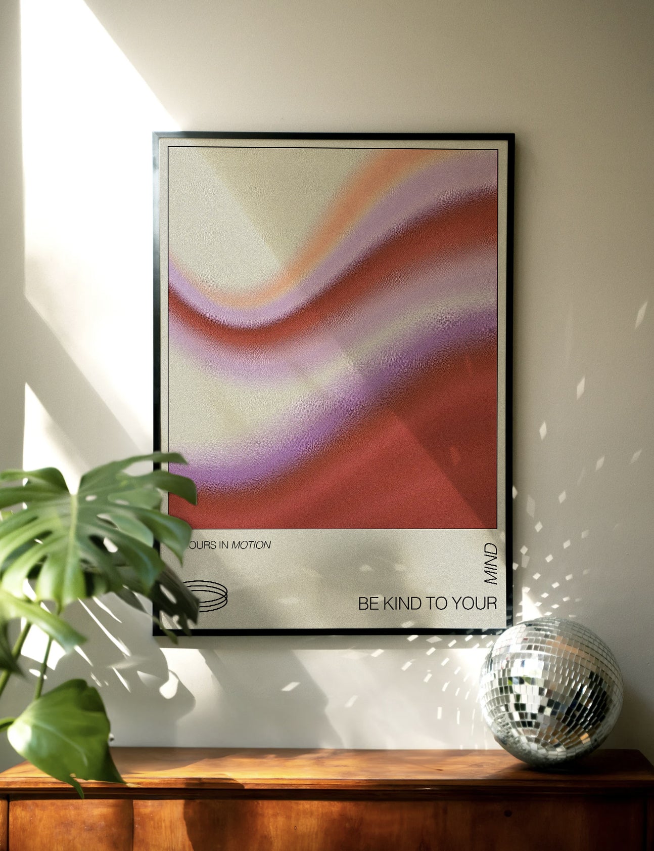 Pink Flow Gradient Print