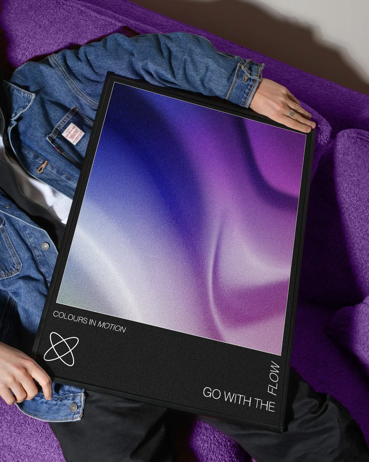 Purple Flow Gradient Print