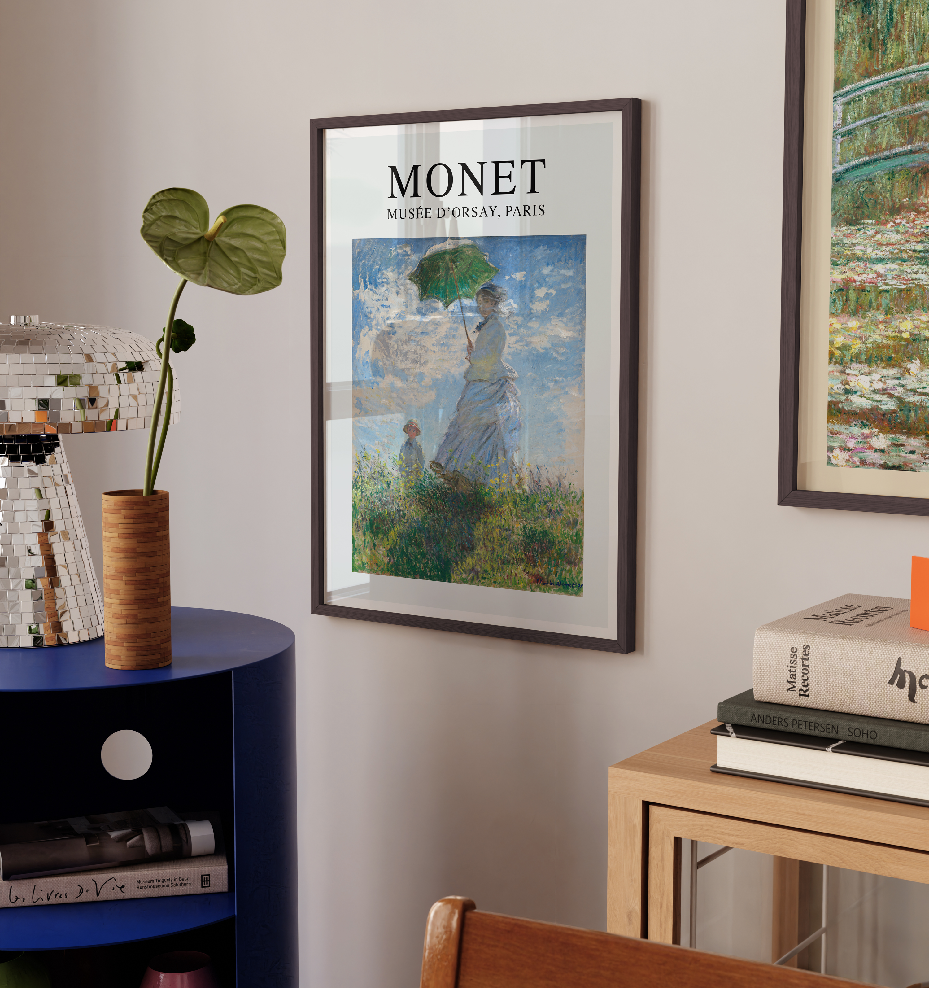 Monet's Wife And Son Print
