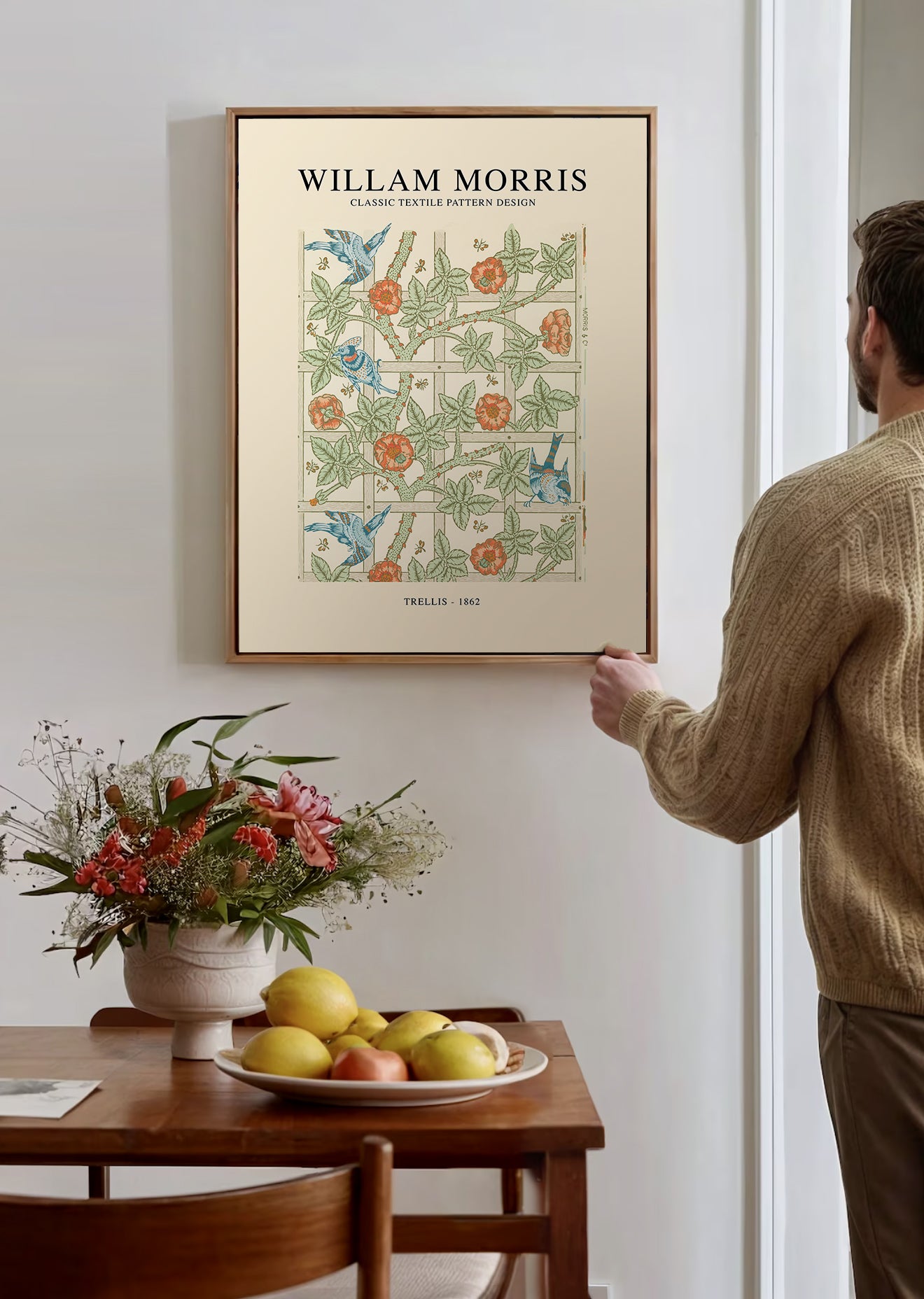 William Morris's Textile Pattern Print